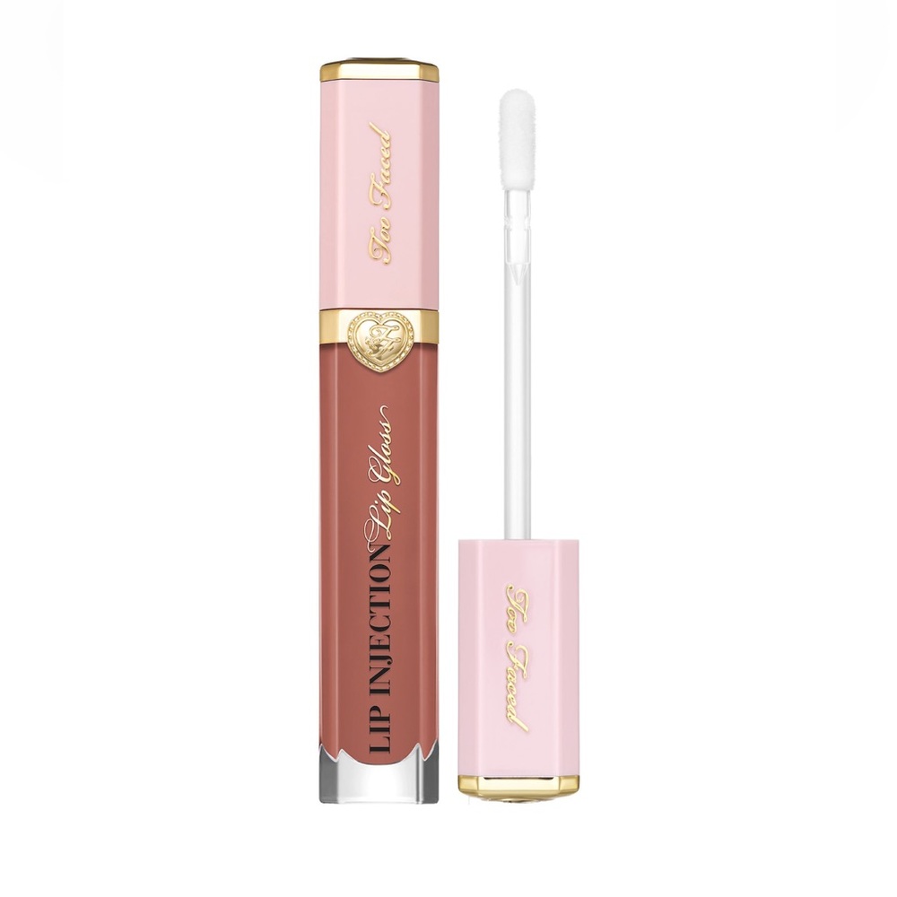 NEW FULLSIZE TOO FACED LIP INJECTION PLUMPING LIP GLOSS IN SHADE SECURE THE BAG
